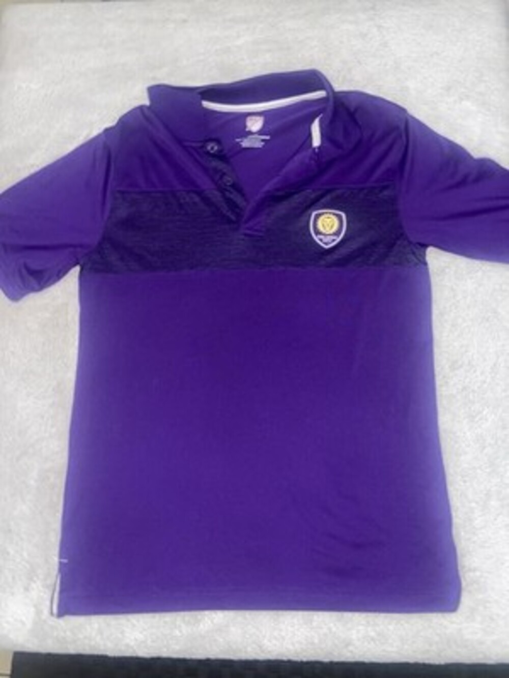 MLS Orlando City Purple Mens Medium Collar Button Shirt